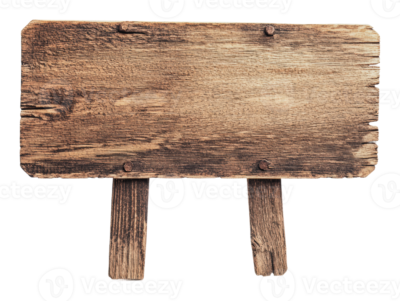 Rustic wooden sign ready for customization png