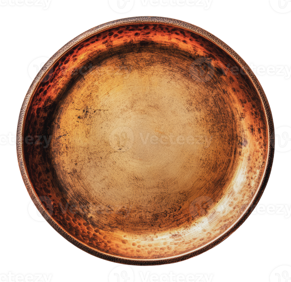 Intricate round decorative tray png