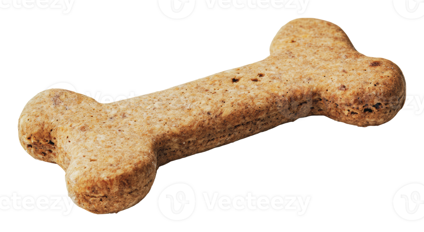Dog bone shaped treat on white background png