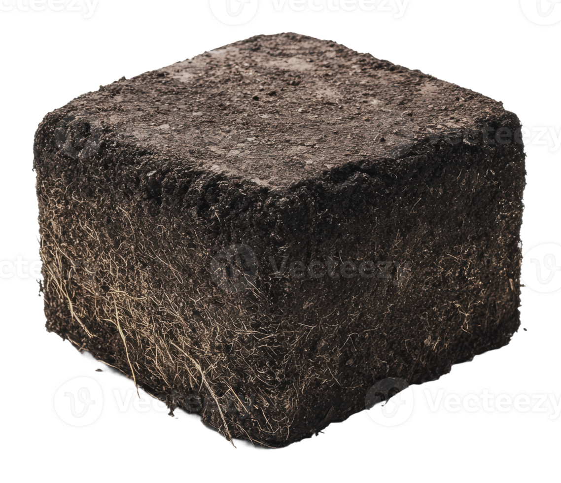 Soil block demonstrating crop growth potential png