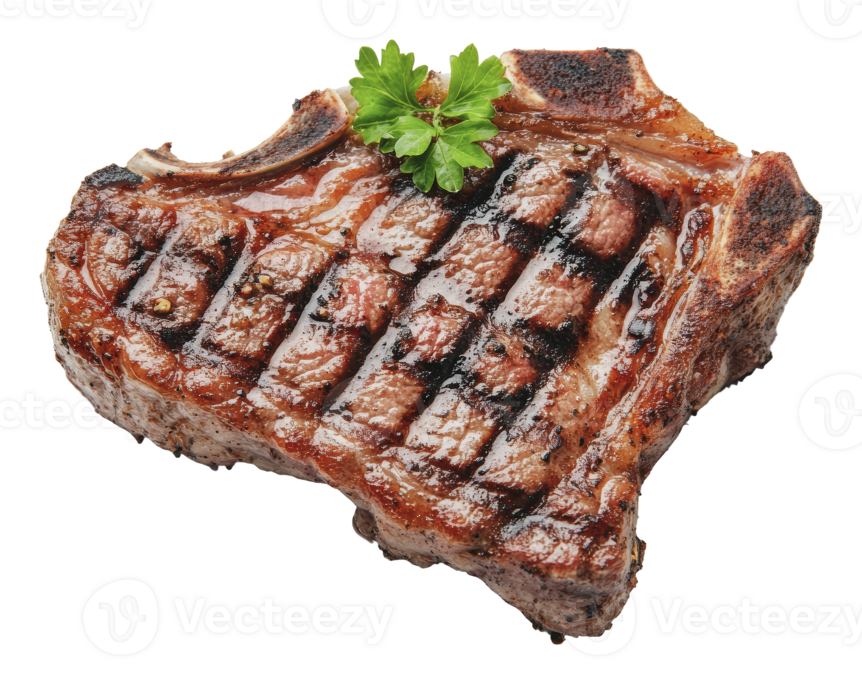 Grilled steak with perfect sear png