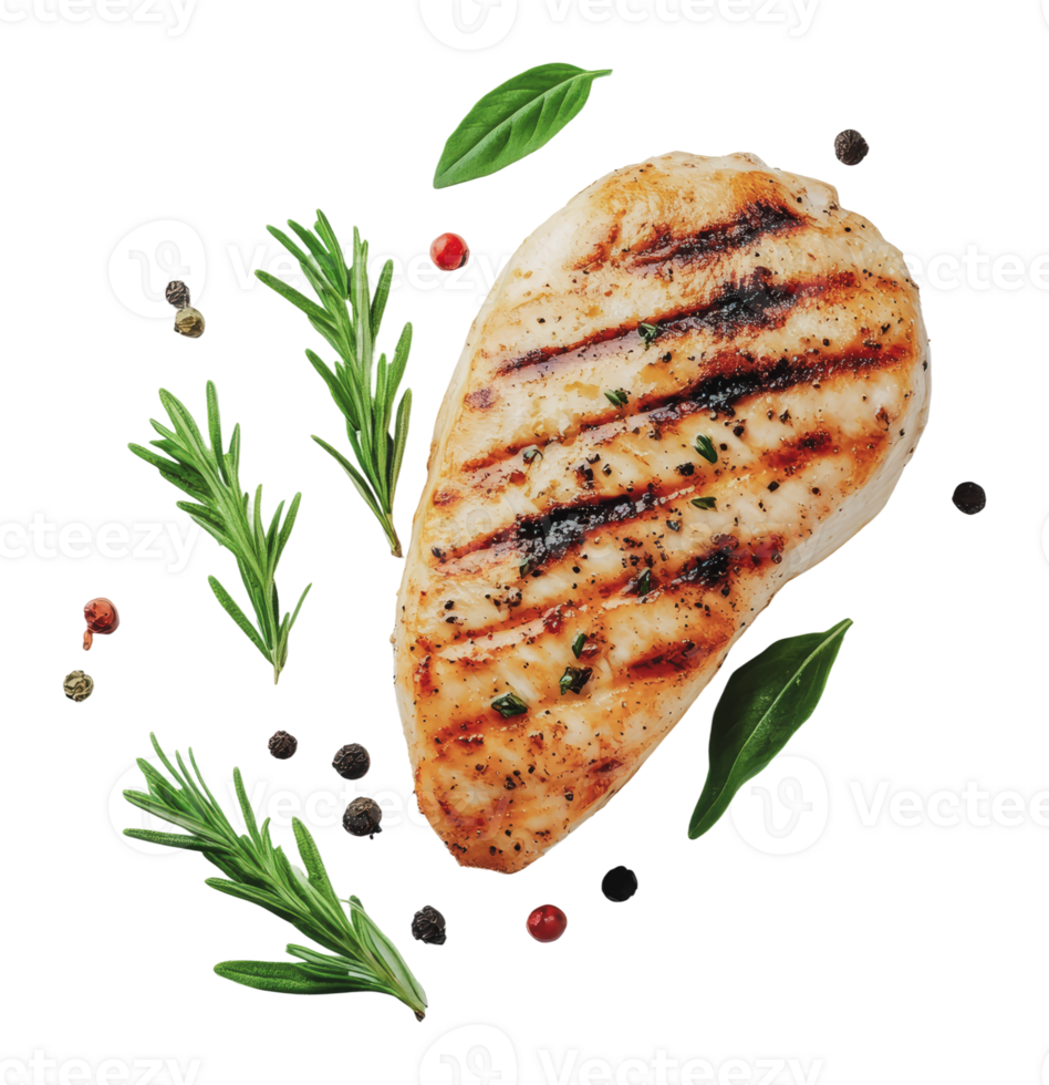 Kräutergewürz gegrillt Hähnchen Brust png