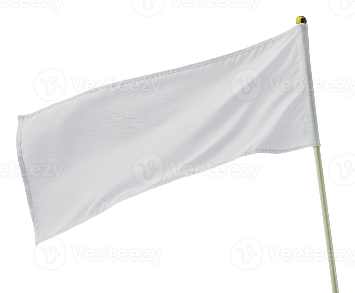 White flag displayed to signify truce or surrender png