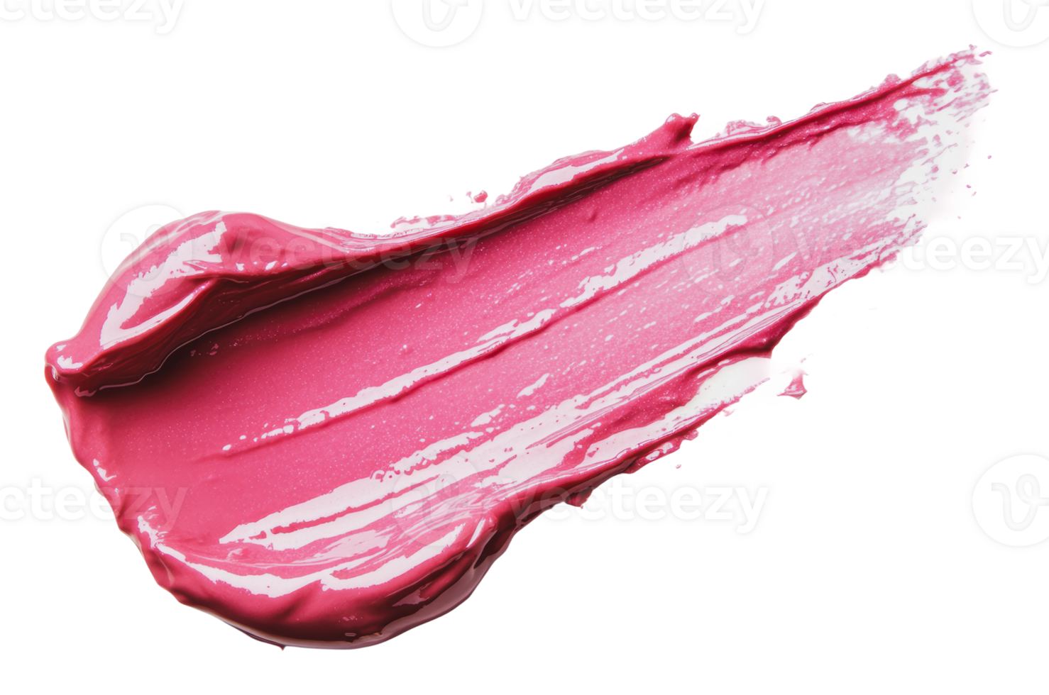 Colorful pink paint smear on a white background png