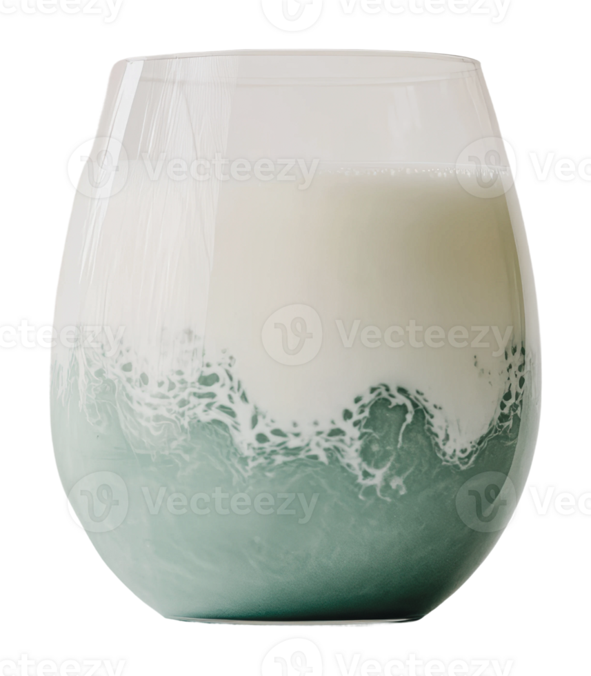 Beautiful layered candle with unique colors png