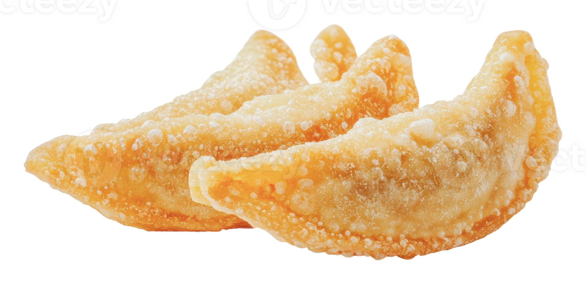 Crispy fried dumplings served for a tasty snack png
