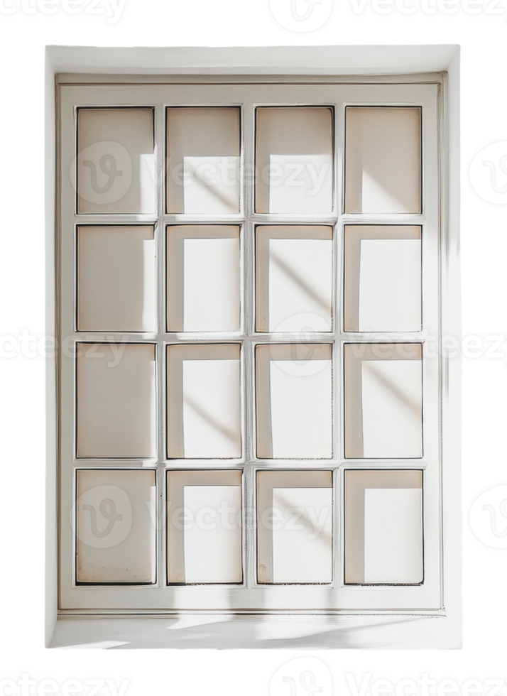 Unique grid window with natural light png
