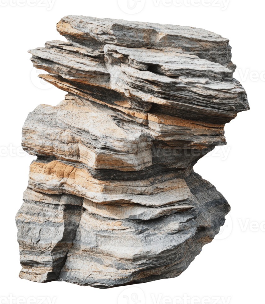 Unique layered rock creates striking visuals png