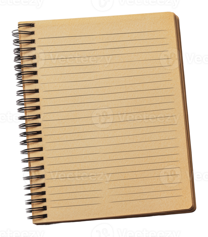 Blank notebook for notes and creativity png