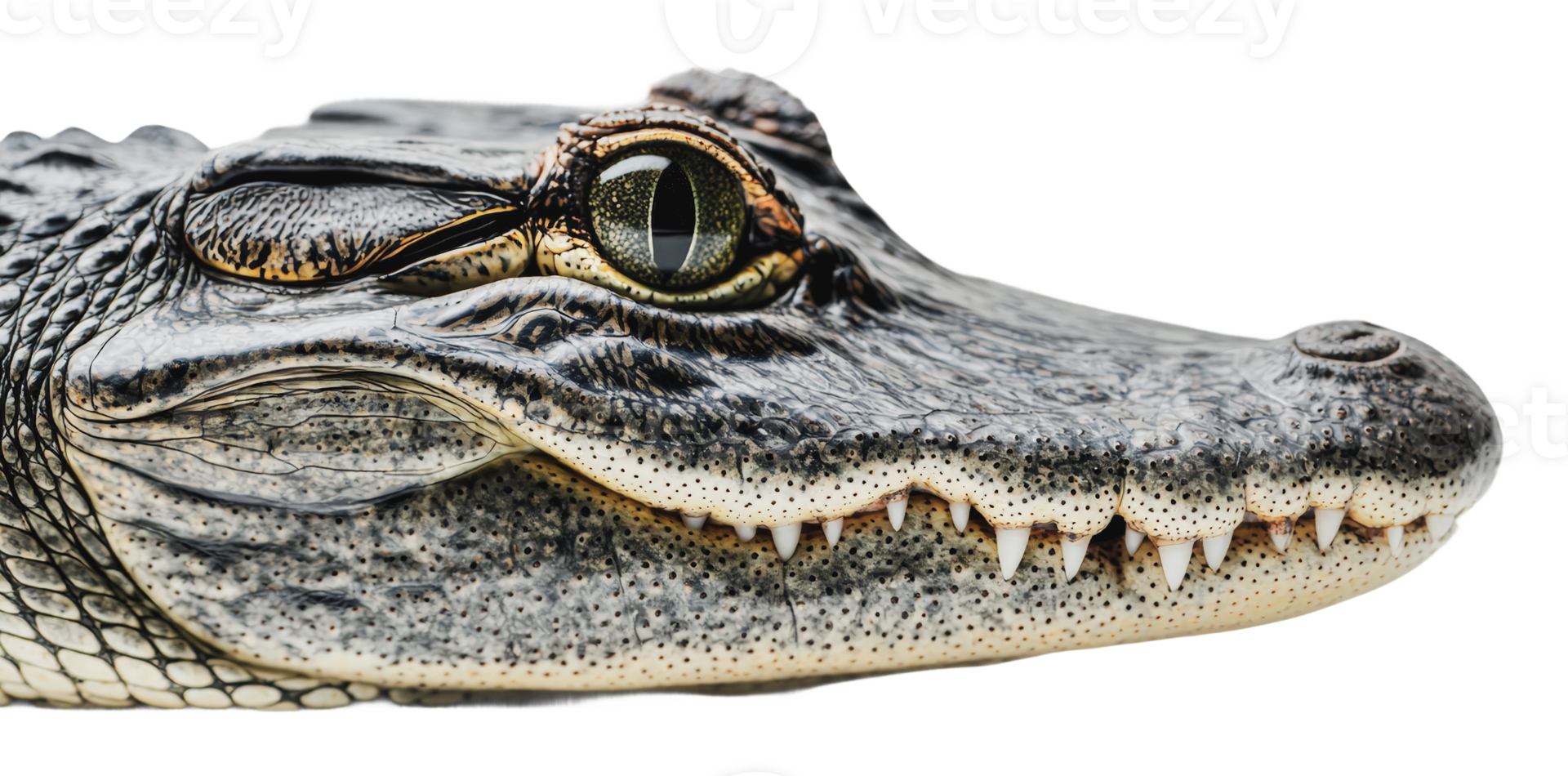 Close-up view of a crocodile's textured snout png