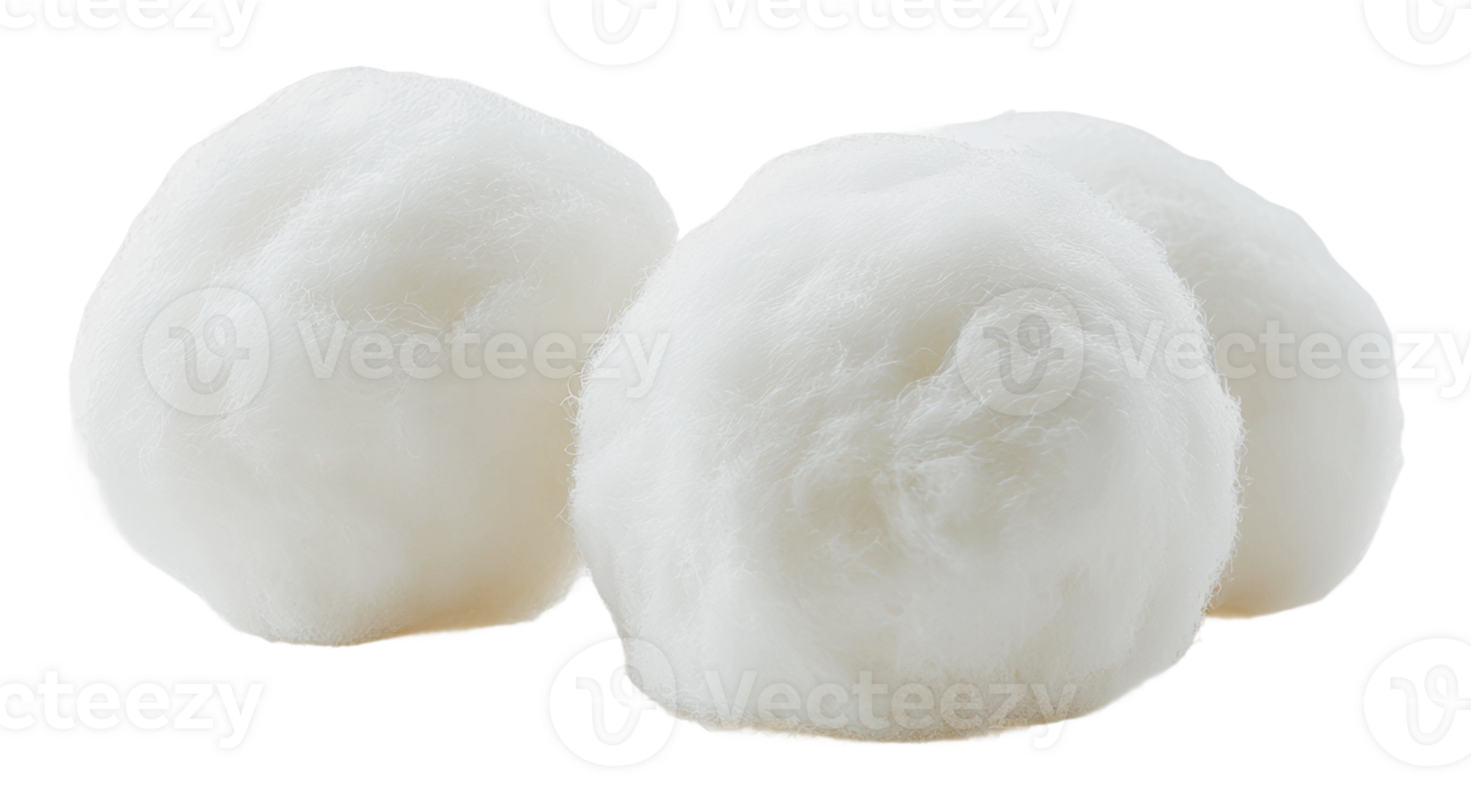 Cotton balls grouped together on a flat surface png