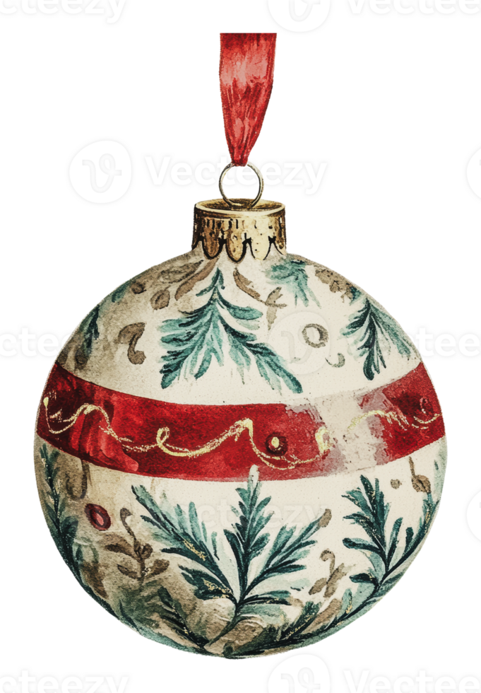 Beautifully detailed Christmas ornament design png