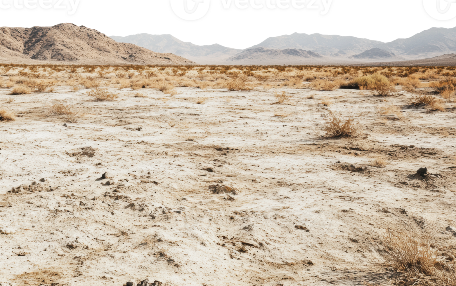 Dry landscape in a desert location during daylight png