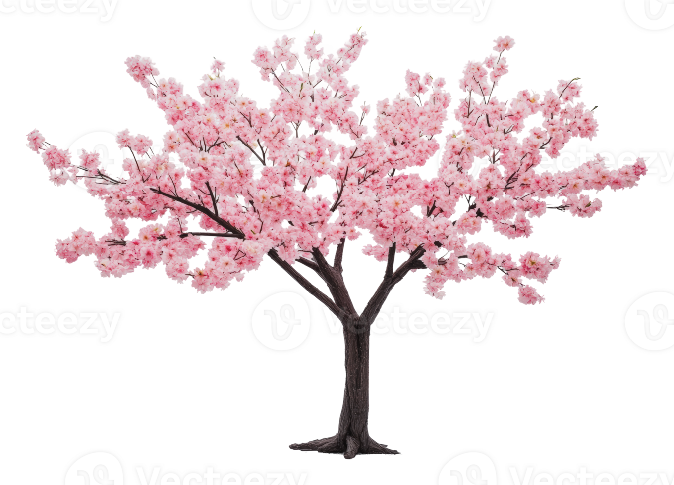 Cherry blossom tree in full bloom during spring png
