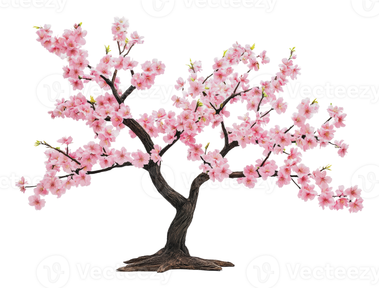 Cherry blossom tree in full bloom during spring png