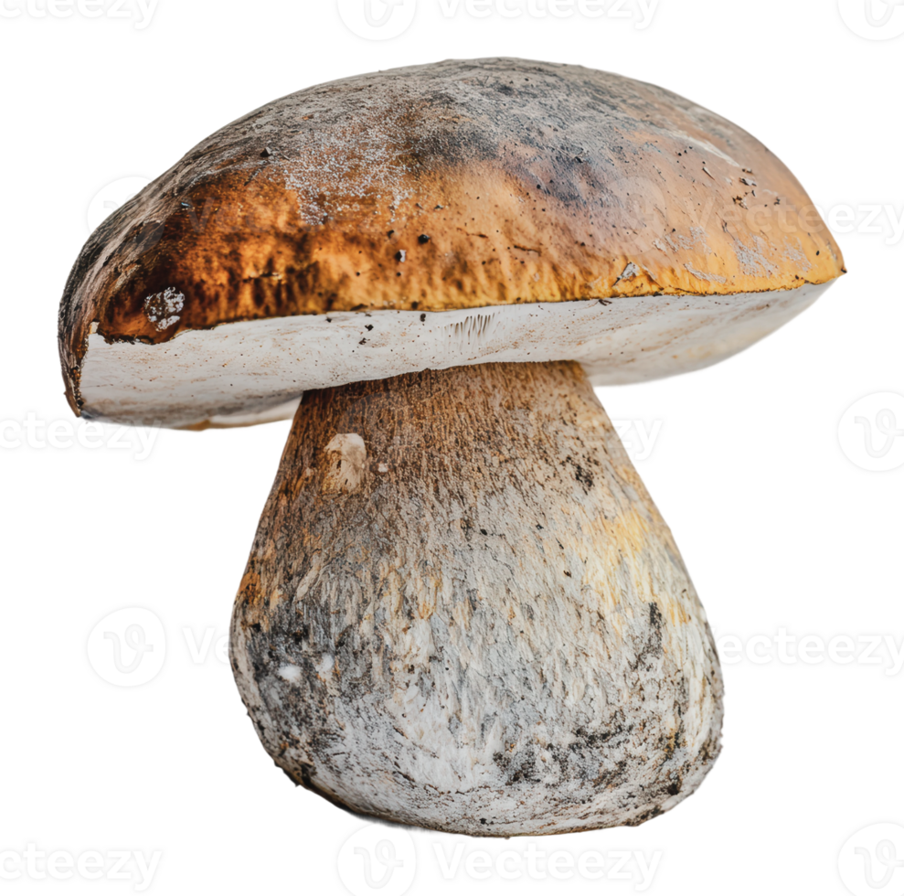 Large wild mushroom found in a forest png