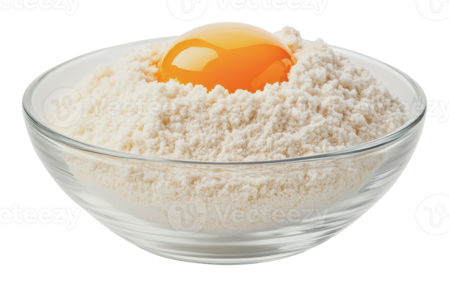 Mixing flour and egg for baking a fresh pastry png