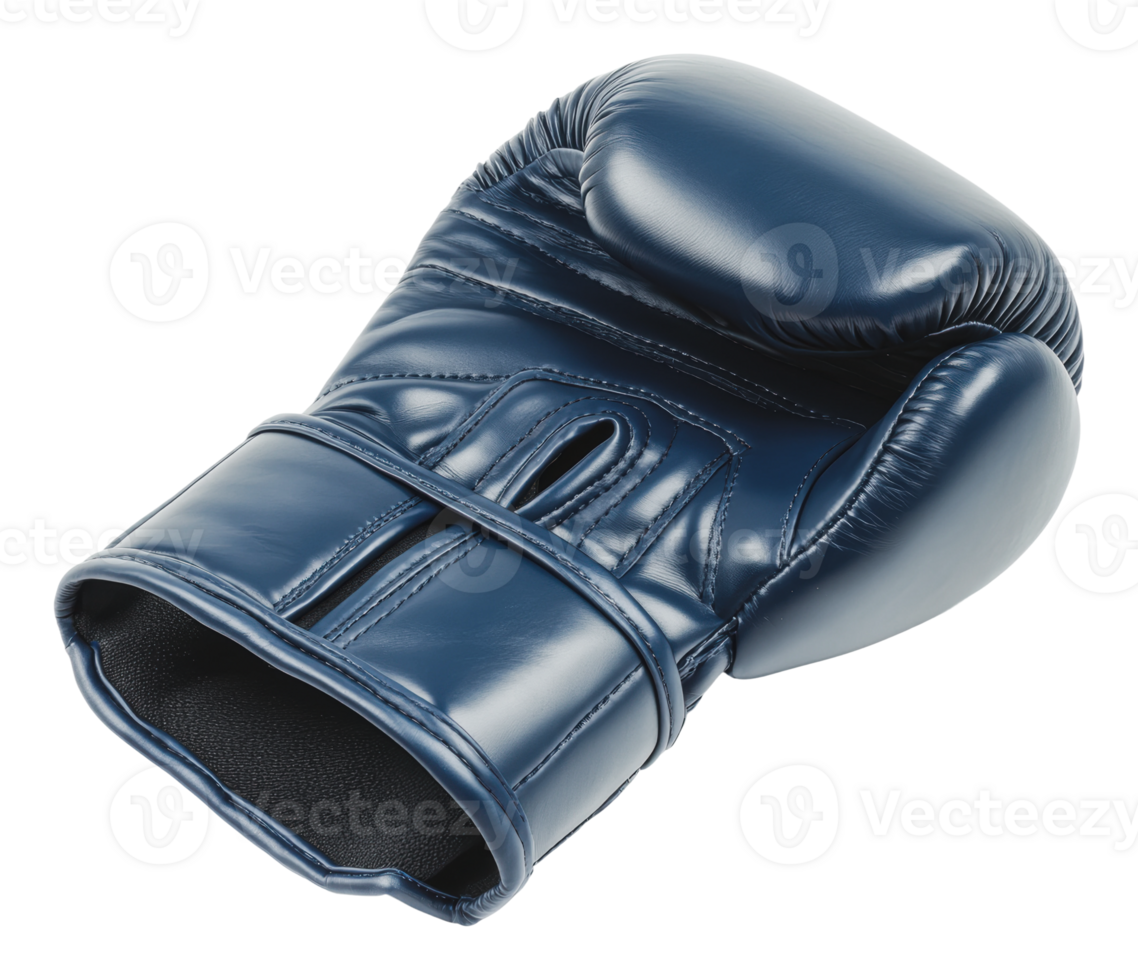 Boxing glove resting on a flat surface png