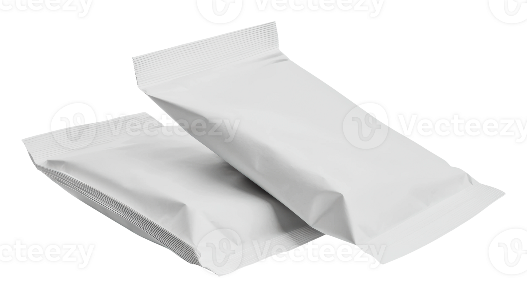 Simple white packets on a clean surface png