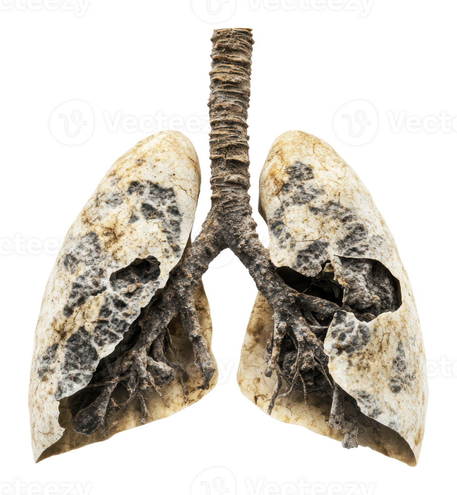 Artistic depiction of human lungs png