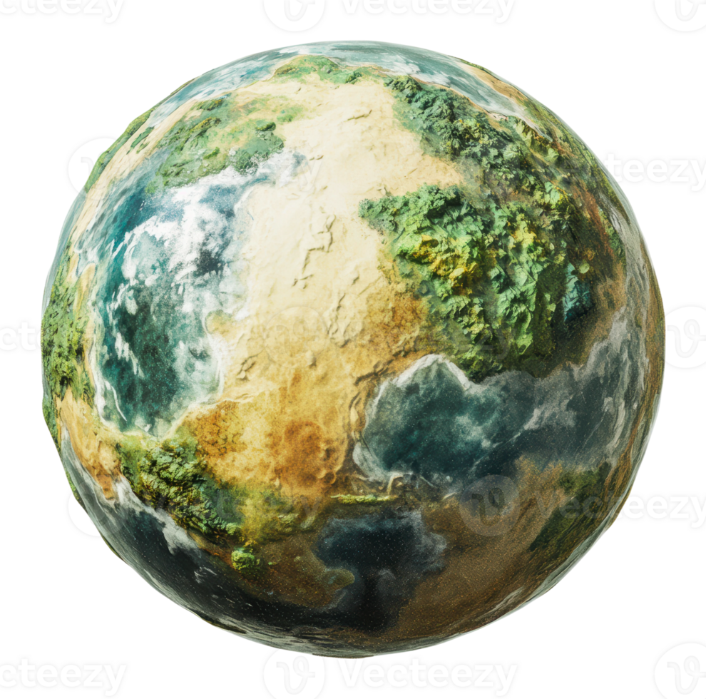 Diverse landscapes in earth model png
