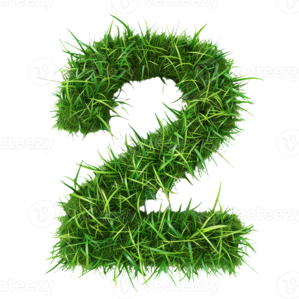 Lush Grass Number Two. Cute Grass Texture Number 2 on Isolated Background png