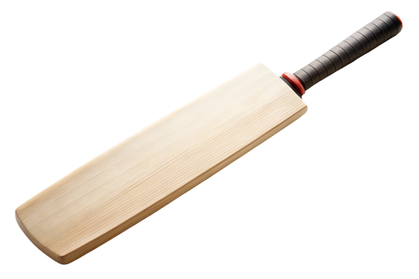 Professional cricket bat with sleek design and sturdy handle png