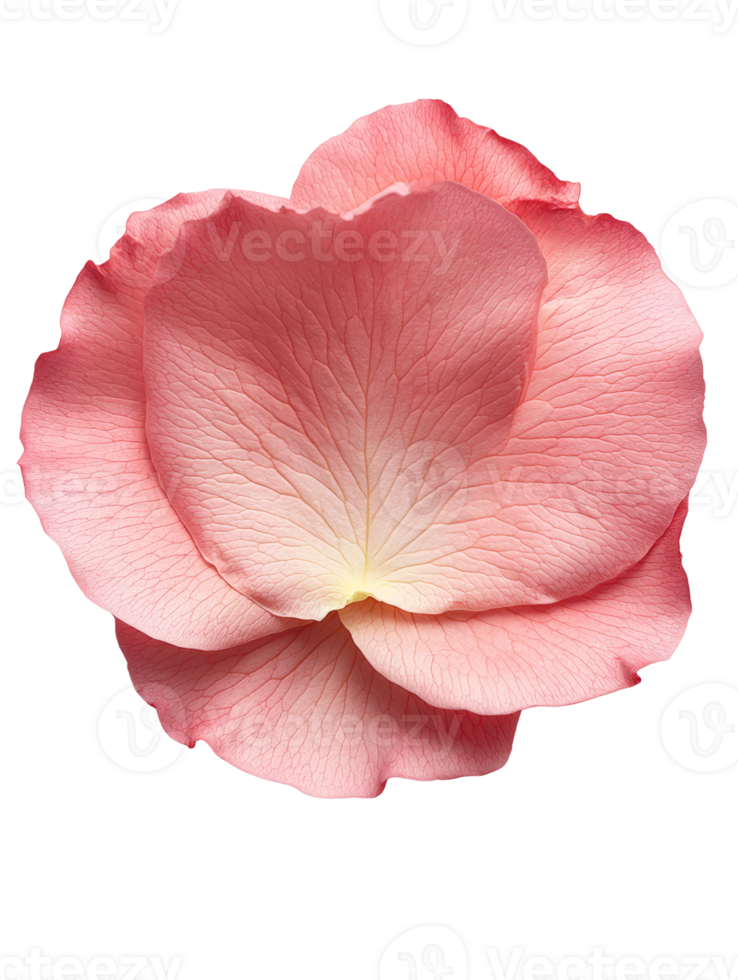 beautiful pink rose petal with delicate textures and soft colors png