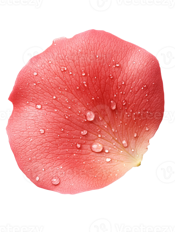 delicate pink rose petal adorned with glistening water droplets png