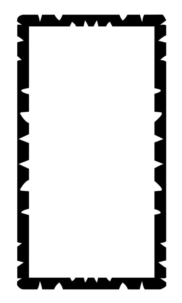 Blod line cut art frame vector