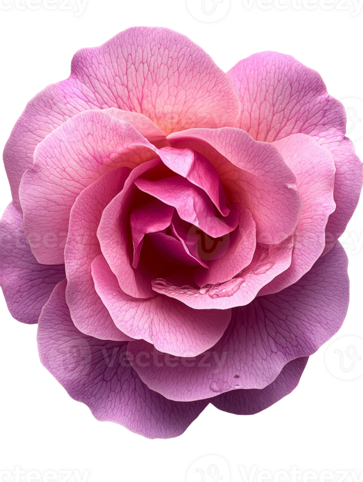 beautiful pink rose with delicate petals and intricate details png