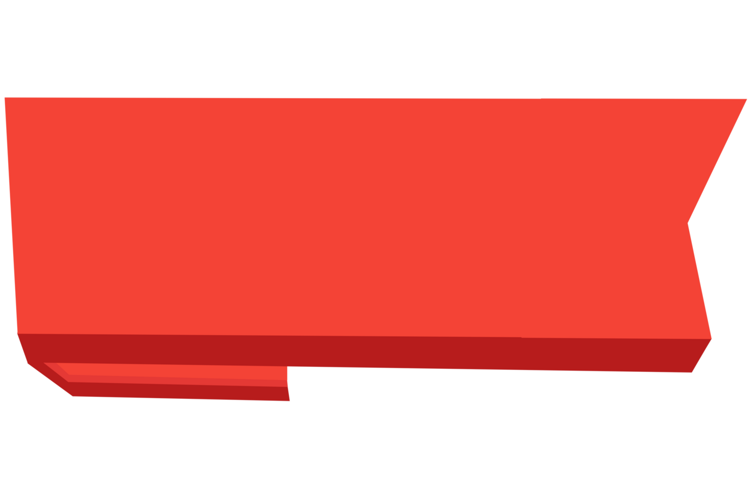 A Red box Label Clip art png