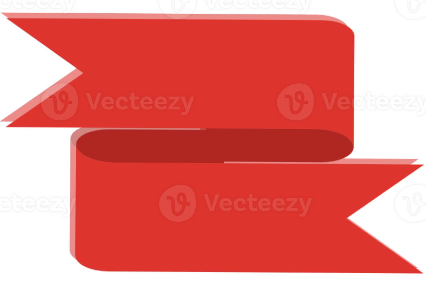 A red ribbon clipart png