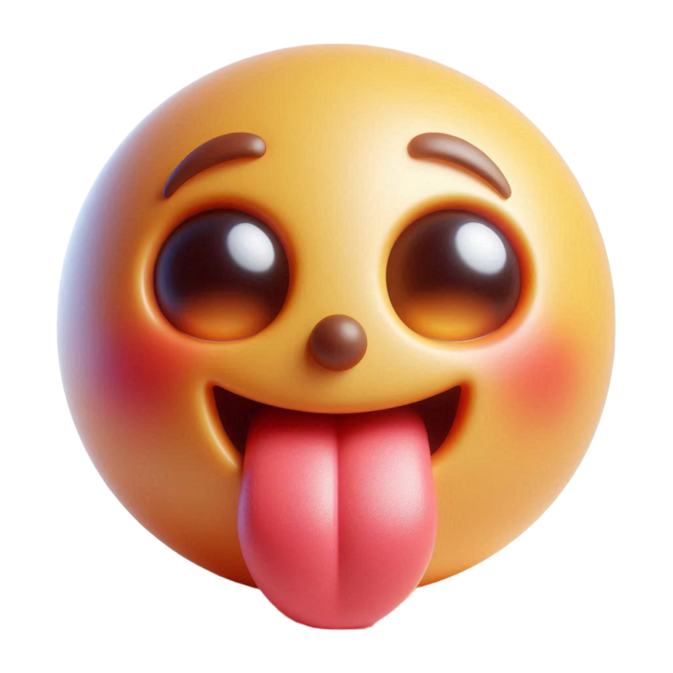 Smiling Squinting Emoji on transparent png