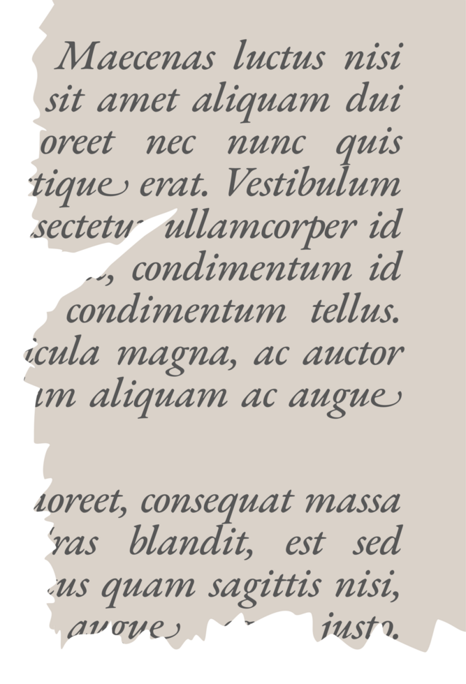 Shredded Magazine with Rough Edges png
