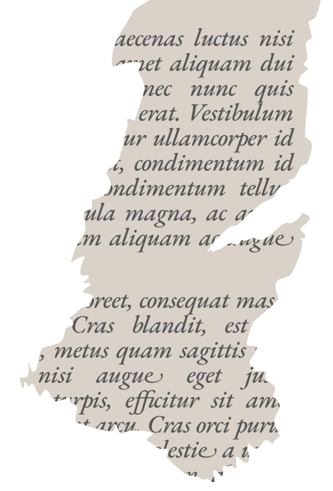 Newspaper Torn Paper with Lorem Ipsum png