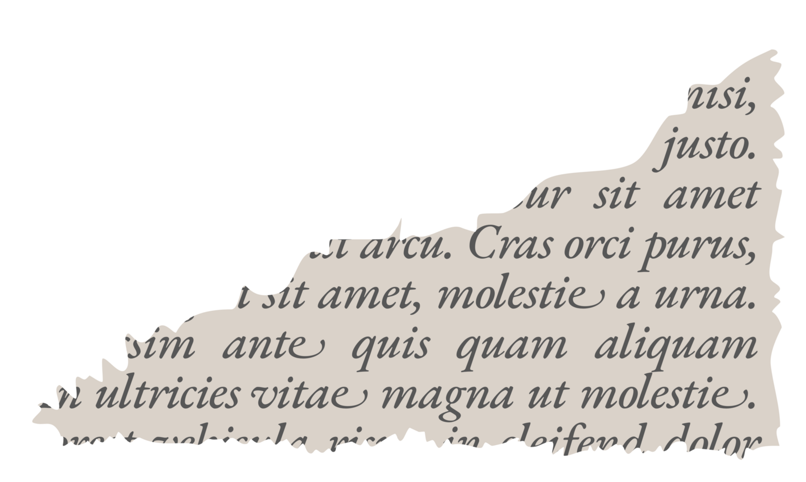 Ripped Magazine with Old Text png