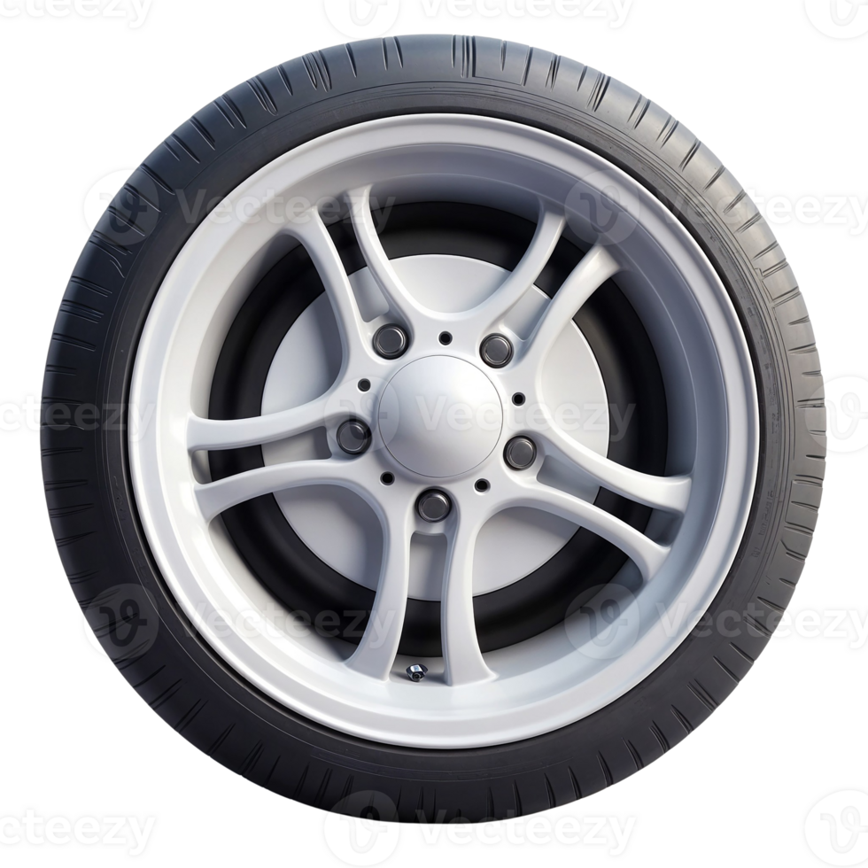 Vehicle Tire Isolated for Transparent Background Use png
