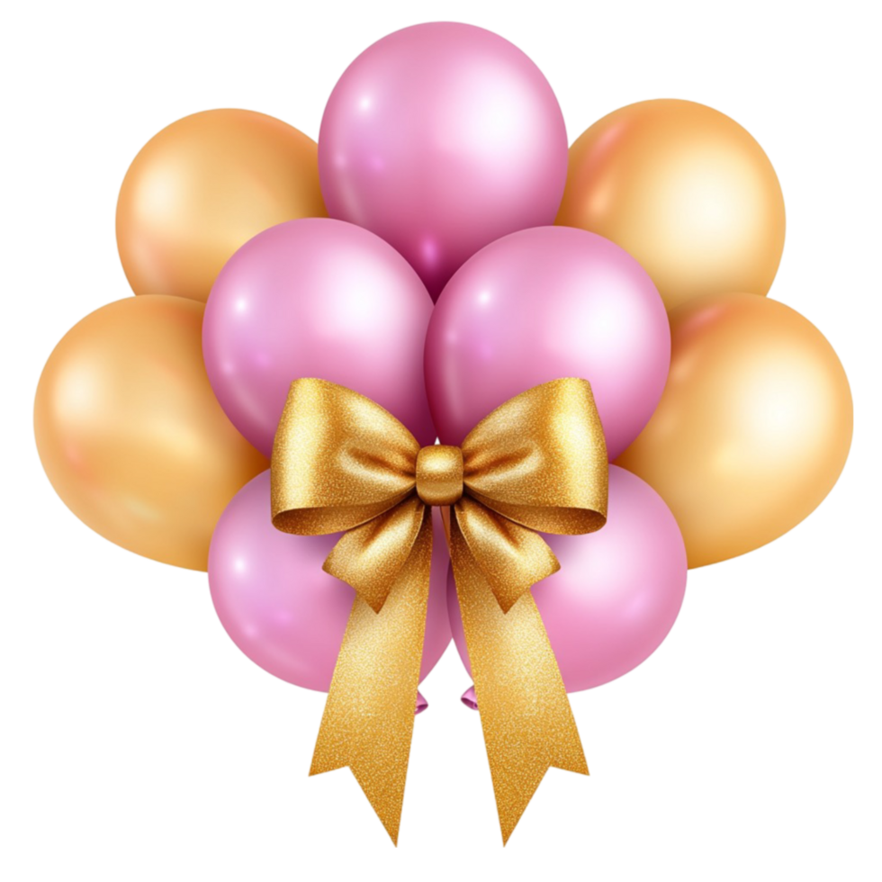 Vibrant Colorful Party Balloons png