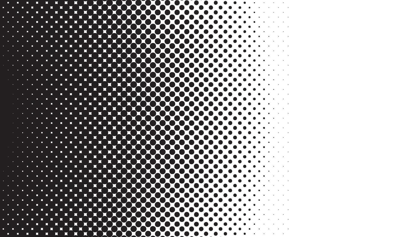 Black and white dotted halftone background vector