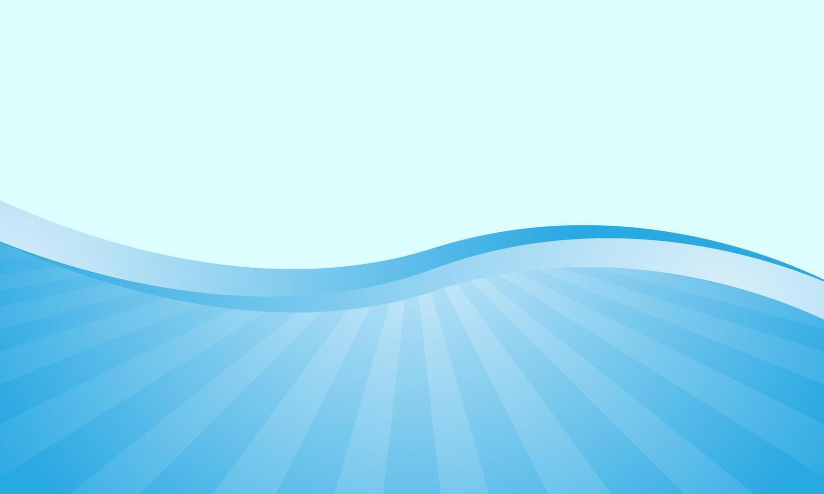 Abstract Blue Bright Sunburst Background vector