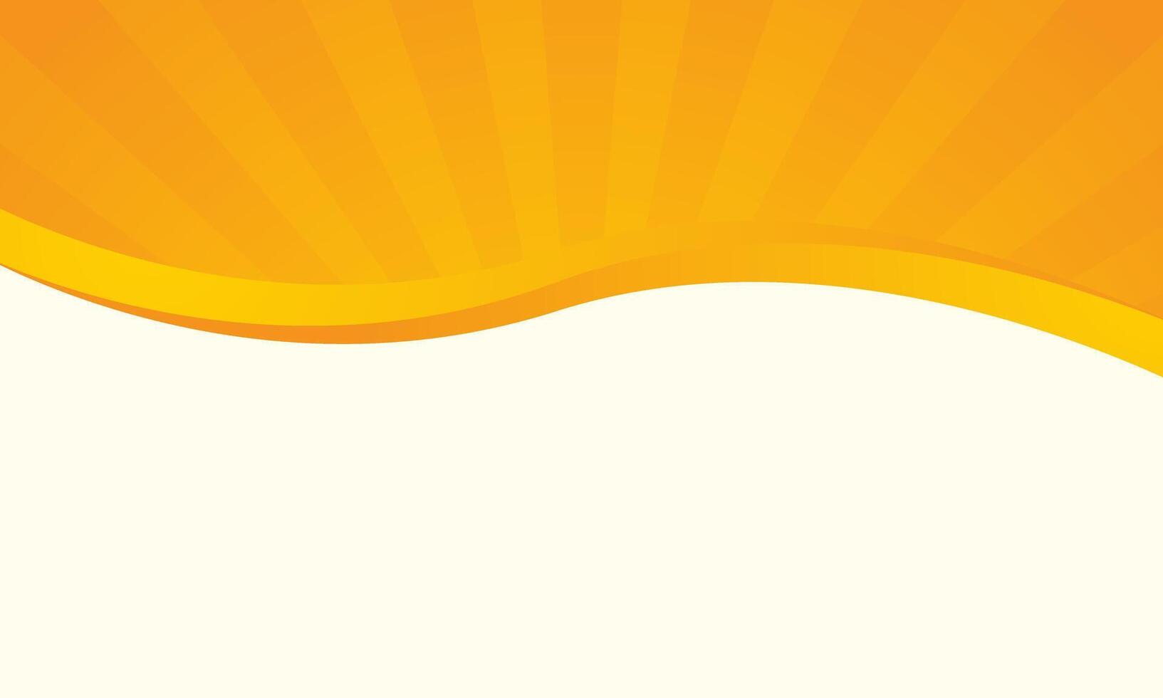 Abstract Orange Bright Sunburst Background vector