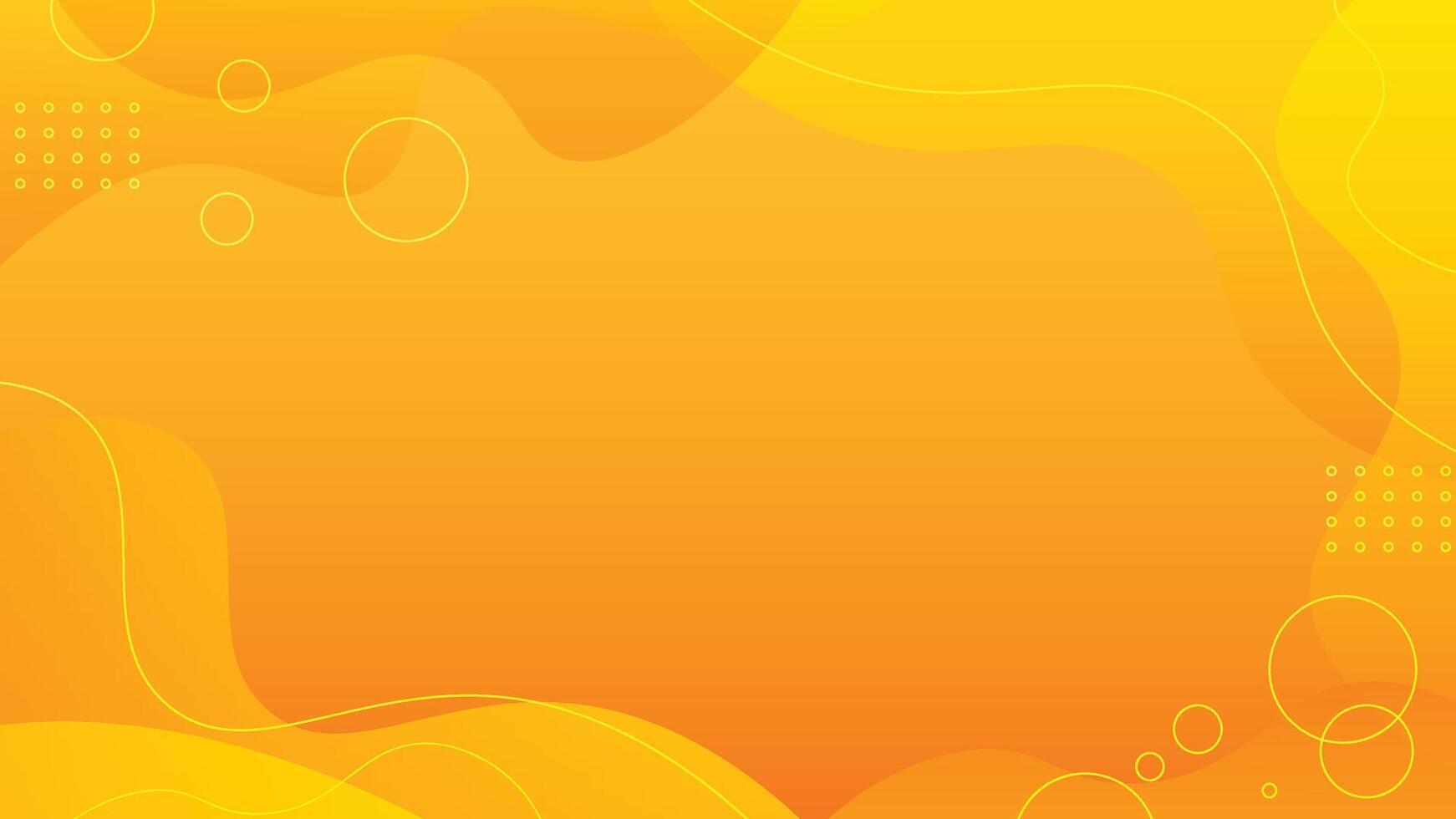 Abstract geometric orange and yellow on gradient background. Modern banner design. vector