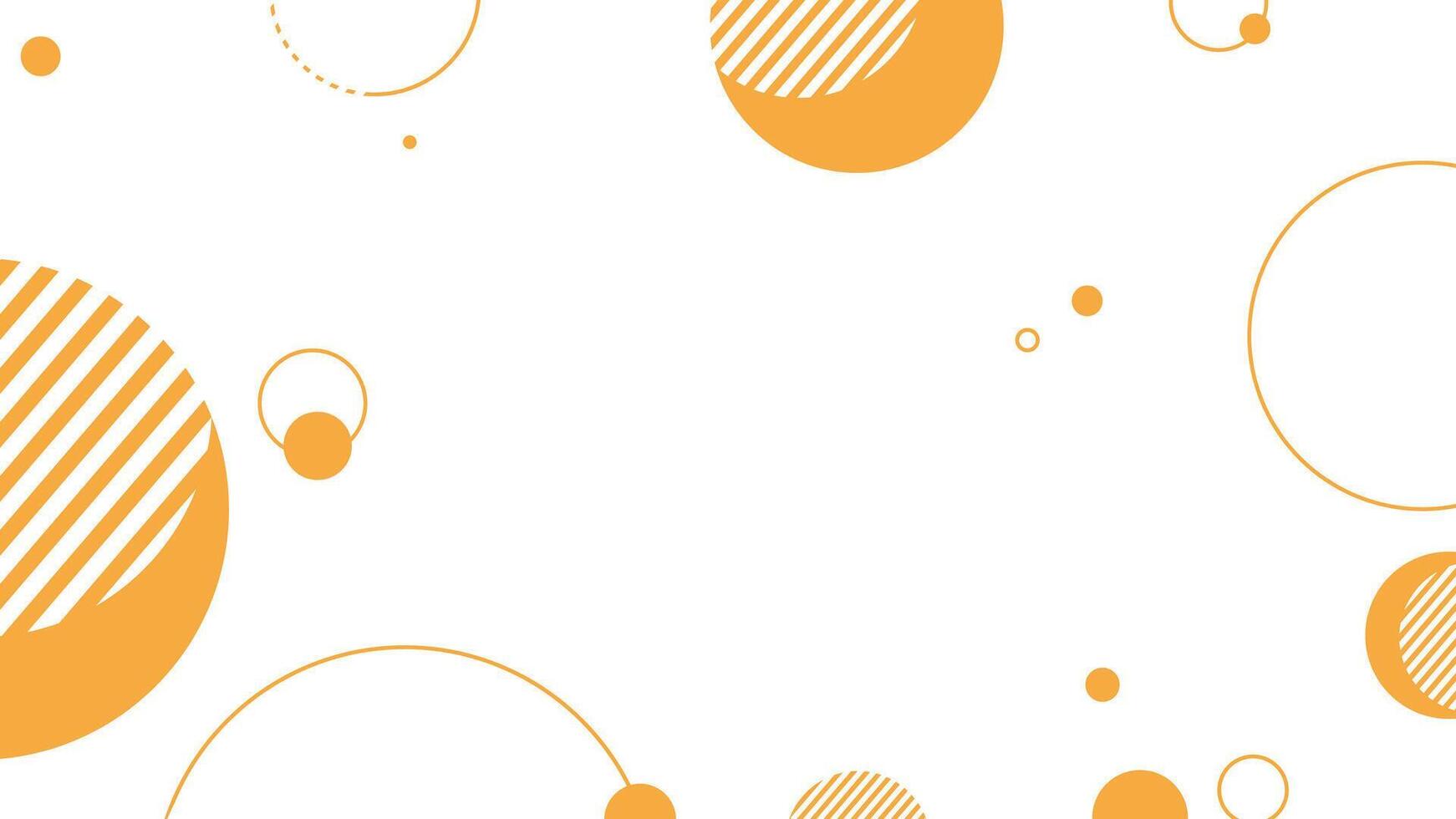 Modern background with round shape memphis styles vector