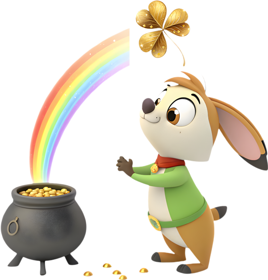 Beautifully Styled Pooka at St. Patricks Festival Holiday Cheer. . png