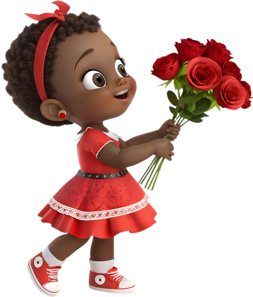 Baby Girl Styled Elegantly at Valentines Day Holiday Celebration. . png