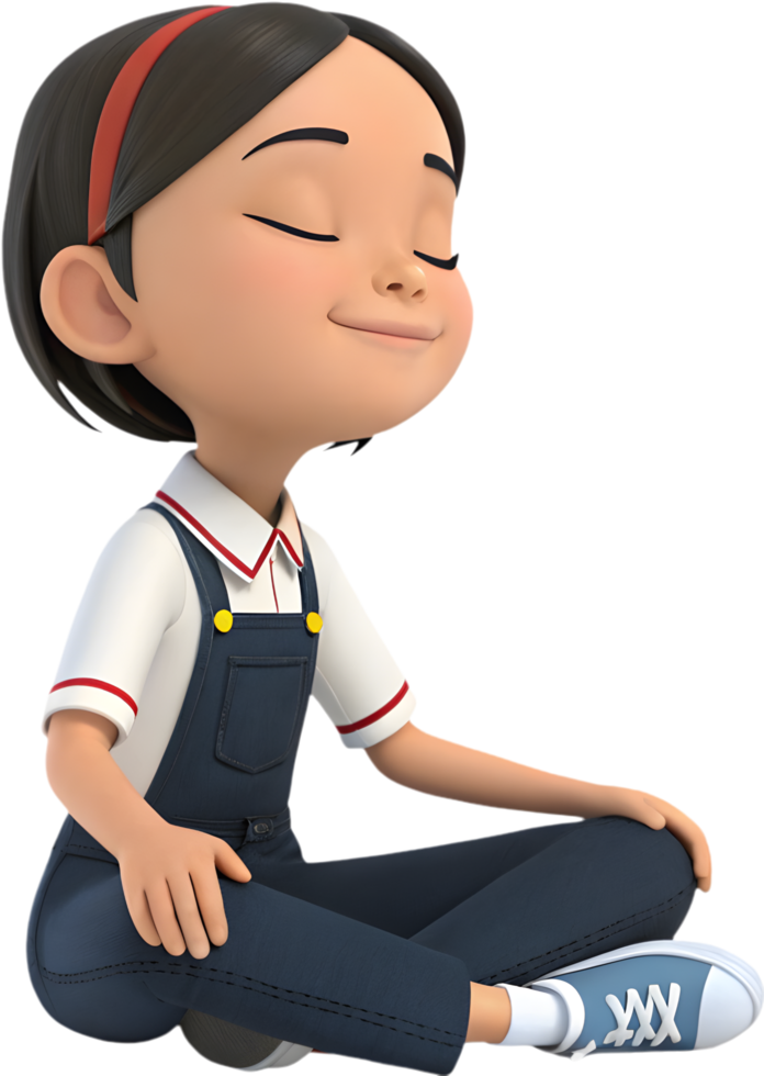 Stylish Girl Relaxing Elegantly at Women s Day Festival Parade. . png