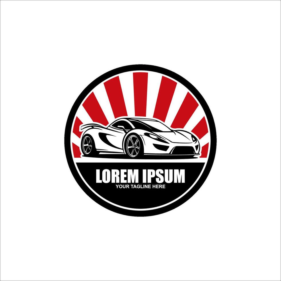 Auto logo, sport car logo design concept template. Suitable for your design need, logo, illustration vector