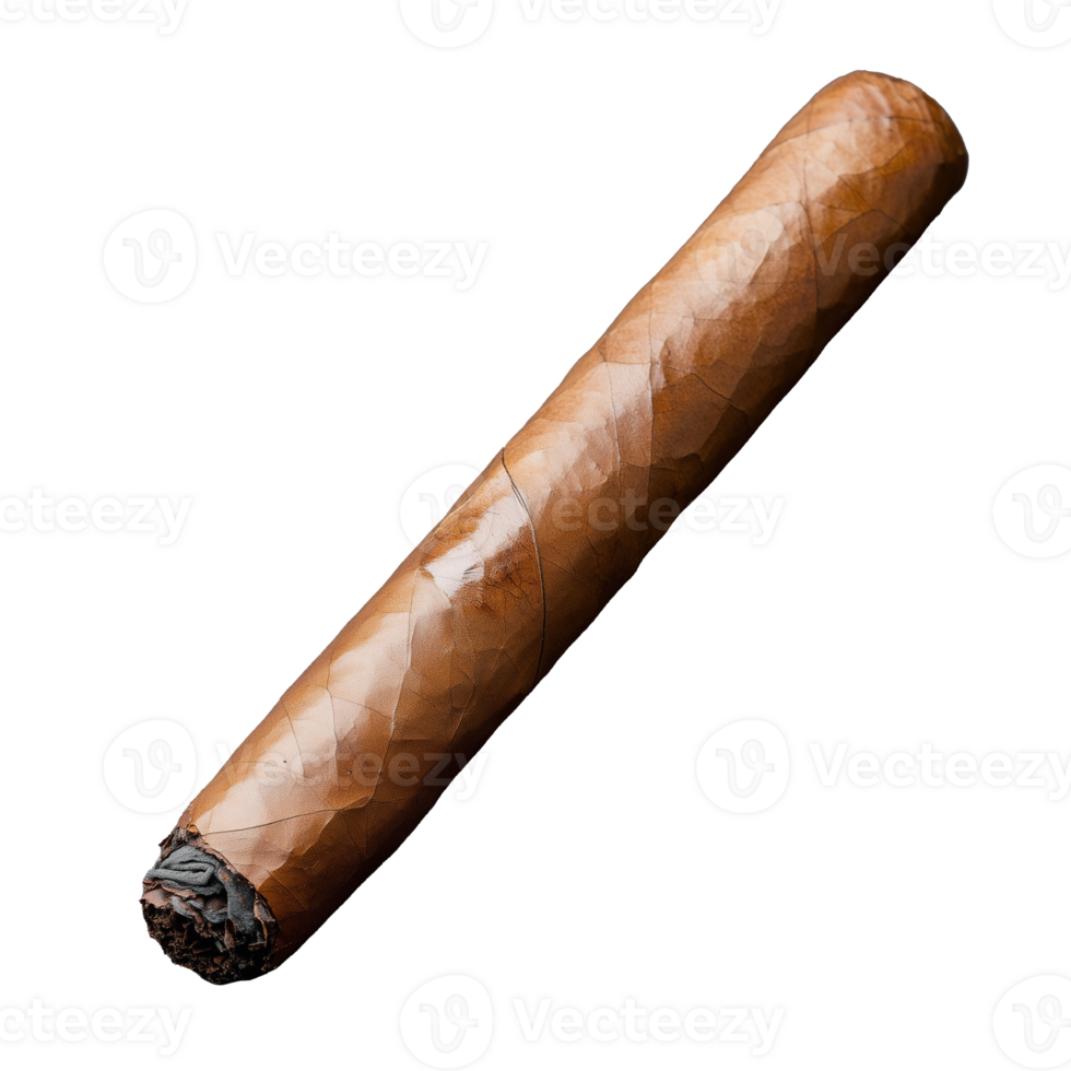 Cigar on Transparent Background, Detailed Texture and Rich Color png