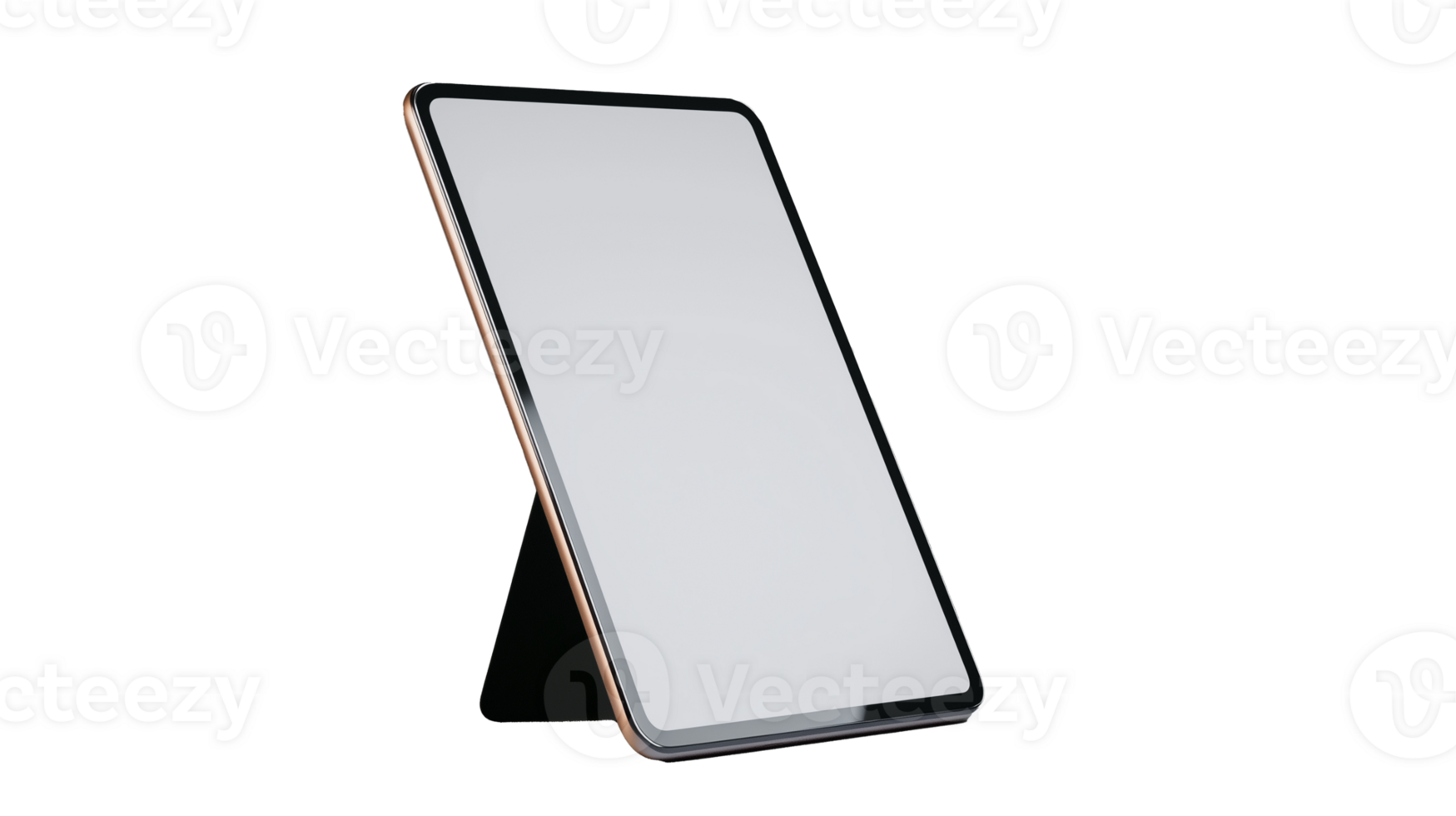 Sleek modern tablet device with transparent background for digital mockups png